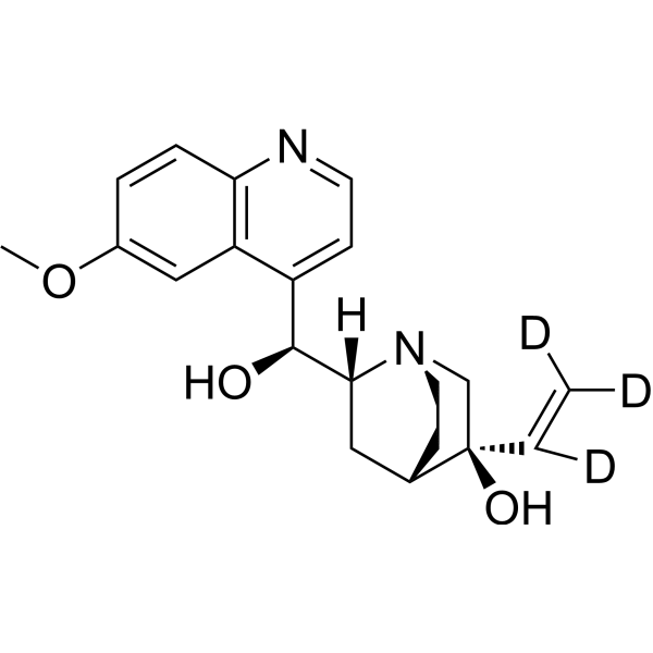 (3S)-3-Hydroxy quinidine-vinyl-d3